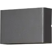 Konstsmide Chieri LED Wandleuchte 2x4 anthrazit, 3000K, 800lm, 8x1W, 240V, Aluminium/Acrylglas, 7865-370