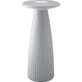 Sigor Akku-Tischleuchte LED Nuflair 24cm nebelgrau 2,2W Flex-Mood 2200K/2700K IP54 Ra85 USB-C dimmbar