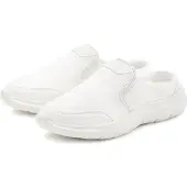 John devin Sabot Clog, Pantolette, Schlappen, Slipper, Slip-On-Sneaker weiß Größe 46
