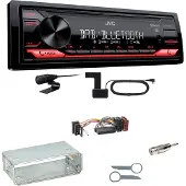 JVC KD-X272DBT Digitalradio Bluetooth USB Einbauset für Mercedes E-Klasse W124