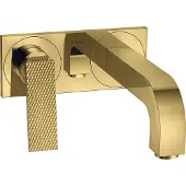Hansgrohe Fertigmontageset Axor Citterio UP-Waschtisch-Einhebelmischer, A 220mm, HG, Rs, pol. gol opt