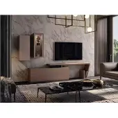Xl Moebel Gmbh Wohnwand Anbauwand Wohnzimmer Schrankwand Möbel Modern braun Wohnwände