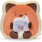 Nici Kuscheltier Fuchs Geeks mit Spielkonsole 35x33x12cm - braun - Weiches mymochi Plüschtier – stylisches Stofftier zum Kuscheln oder als Accessoire - Tolles Geschenk für Kinder & Erwachsene | 62394