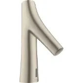 Hansgrohe Elektronischer Waschtischmischer Axor Starck Organic m Temp-Voreinst, Batt, brush. ni.