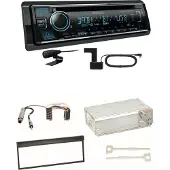 Kenwood KDC-BT760DAB Bluetooth Digitalradio USB CD Einbauset für Skoda Fabia 6Y