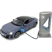 Jamara Audi RS e-tron GT Diecast 1:36 grau inkl. Knopfzellen