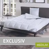 Bettwaren-Shop Daunendecke Exclusiv medium, Füllung: 100% Daunen 160x210 cm