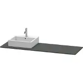 Duravit Konsole XSquare 160x55x1,6cm, m 1 AS, Beck. li, graph m