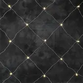 Konstsmide LED Lichternetz 32er warmweiß / transparent 1x1m 3748-103