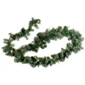 Linder Exclusiv GmbH Künstliche Weihnachtsgirlande Weihnachtsdeko Lichterkette Tannengirlande 8,1m