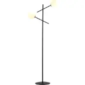 Bioledex Norrika Stehleuchte 2-fach E14 150cm schwarz opal 59x150x30cm Europe