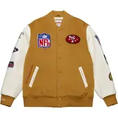Mitchell & ness Varsity Jacke DUSTED San Francisco 49ers - M