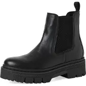 Tamaris Damen Elegante Stiefelette Chelsea 1-25450-45 Schwarz