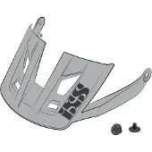 IXS Sports Division Visor + Pins Trigger AM M/L grey - Ersatzvisier für o...