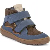 Froddo FroddoTex Barefoot Autumn Kinder Wasserdichte Barfußschuhe Blau/Braun (Denim+), G3110266-2 - Gr. 38