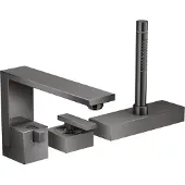 Hansgrohe 3-Loch-Bidet-Einhebelmischer Axor Edge A 210mm, WR-Mont., Dia.Schl, pol. bla vc
