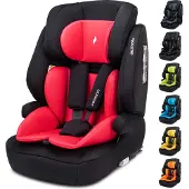Osann Jazzi Isofix, der sichere Kindersitz ab 1 Jahr 76–150 cm, mitwachsender Kinderautositz (9-36 kg) - Coral