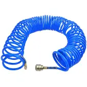 GEKO Druckluftschlauch Spiral PE 10m 5x8mm blau