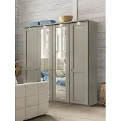 SANSIBAR Living Kleiderschrank SANSIBAR AALBORG BHT 200x216x58 cm Drehtürenschrank