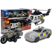 Leantoys Lean Toys Polizeiset mit Licht und Sound