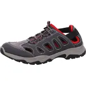 Rieker Slipper gelocht gefloch. modisch in grau, Gr. 42
