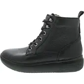 Waldlaufer H-Vivien Damen Schnürstiefel in Schwarz, Größe 7