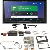 Pioneer AVH-Z9200DAB Android Auto Carplay Bluetooth Einbauset für Audi TT 8J