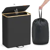 Songmics Pfandflaschen-Sammelbehälter, 135 L Flaschensammler Leergut, Recycling