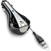 Cellularline Roller Car Charger - Micro USB, Auto, Zigarettenanzünder, 1 m, Schwarz