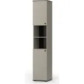 Vicco Badschrank Joli Greige 37 x 192 cm mit 2 Türen, Model 52308