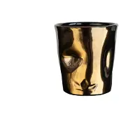 Dutchdeluxes - Luxus - Gehärtetes Steingut - Becher - Teetasse - Kaffeetasse - Gold-Platin