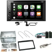 Pioneer AVH-Z3200DAB Carplay Bluetooth Einbauset für Peugeot 307 Citroen C2 C3