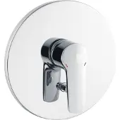 Heinrich´s Alpha 320 Unterputz Wannenarmatur Mischbatterie | Einhebelmischer mit Umstellung | Unterputzarmatur | Badarmatur für Badewanne | Einbauarmatur chrom | Hochwertige Sanitärarmatur