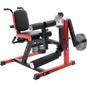 Vevor Beinstrecker und Curl-Maschine, sitzende Bein-Drehstrecker für die Oberschenkel, verstellbares Gerät für Spezialübungen des Unterkörpers, Heim-Fitnessstudio Trainingsbank, 250 kg Tragkraft