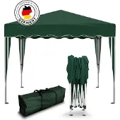 Kronenburg Faltpavillon 3x3m - Wasserfest, UV-Schutz 50+, 0 Seitenteile, grün