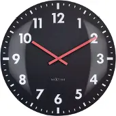 Nextime Wanduhr Duomo Schwarz