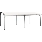 vidaXL Garten-Sonnenschutz 6x3x2,55 m Cremeweiß