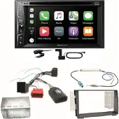 Pioneer AVH-Z3200DAB Carplay Bluetooth Digitalradio Einbauset für Kia Venga
