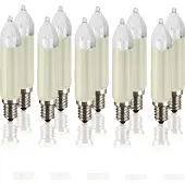 Hellum Ersatzkerzen 16V 7W, 10Stk E14, für 15 Brennstellen innen & außen 905014