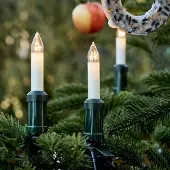 Hellum Lichterkette-LED Schaftkerze Außen 20tlg; 845549