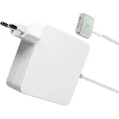 Avizar , Magnetisches Ladegerät (85W) mit LED-Anzeige für Apple MacBook, Weiß