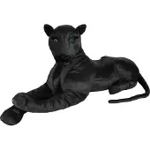 Ed Brubaker Plüsch Panther liegend 110 cm Stofftier Plüschtier