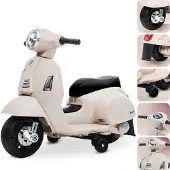 Sun baby Vespa Kinder ab 18 Monaten Vespa Mini mit LED-Lichtern, Soundfunktion, bis 25 kg 30W 6V beige