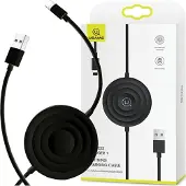 Usams Charge. Induktiv Us-Cc096 10W mit Lightning Kabel Schwarz/Schwarz Cc96Wh01