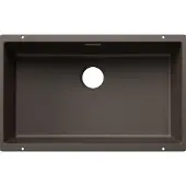 BLANCO SUBLINE 700-U für Farbige Komponenten Einbauspüle SILGRANIT cafe ab 80 cm ohne Ablauffernbedienung - inkl.