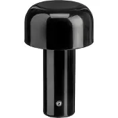Luxus Europe - Tischlampe Touch Luna Schwarz - Kabellose LED-Tischlampe für den Innenbereich – USB-C wiederaufladbar