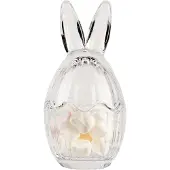 Clayre & Eef Glastopf Ei Ø 6x11 cm Transparant Glas