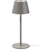 Casa Nova Tischleuchte LED AKKU DH 12x31 cm beige Tischlampe