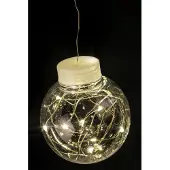 Linder Exclusiv GmbH LEX Kugel-Lichterkette 160 LEDs, 9 Stränge warmweiss LK064W-9