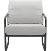 Mendler Lounger HLO-CP131 Stoff creme